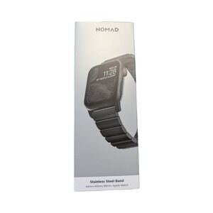 6-X NOMAD Stainless Steel Apple Watch Band 44/45/49mm – BROKEN MAGNET - Black ⬇️